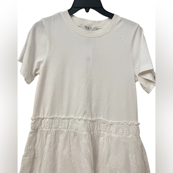 NWT Sea New York Blaine Embroidered Short Sleeve Combo Dress - Picture 2 of 9